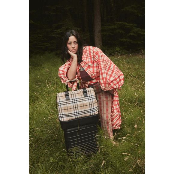 NWT BEIS Mini Weekender Travel Bag in Plaid - Picture 8 of 11